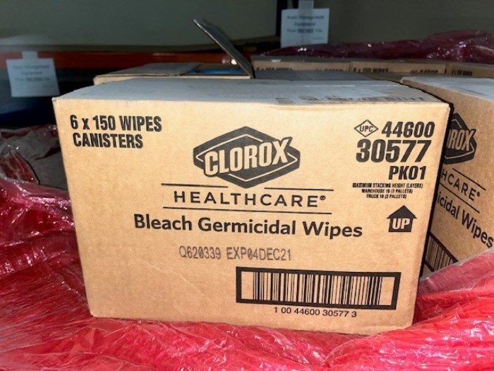 (1) Pallet of Expired Clorox Disinfectant Wipes for sale