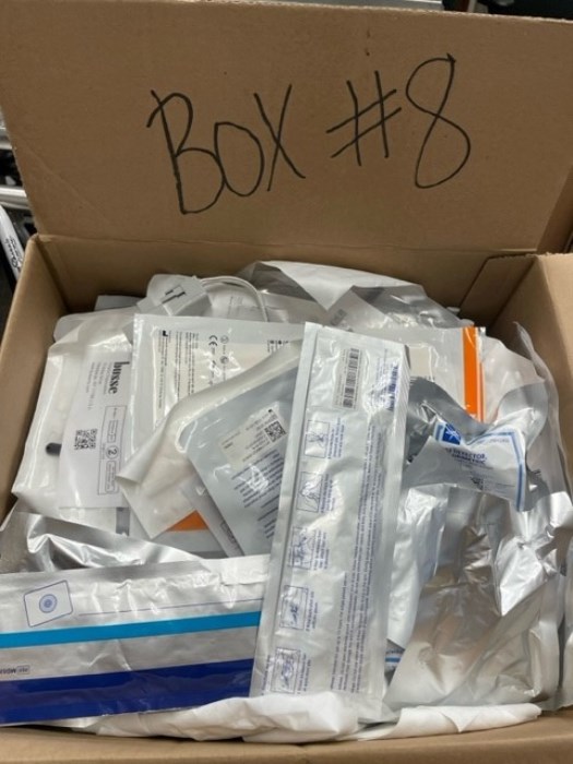 (10) Boxes of Miscellaneous expired medical supplies for sale