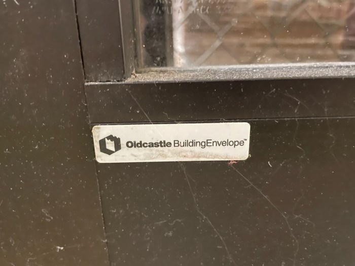 (2) OldCastle Glass Doors for sale