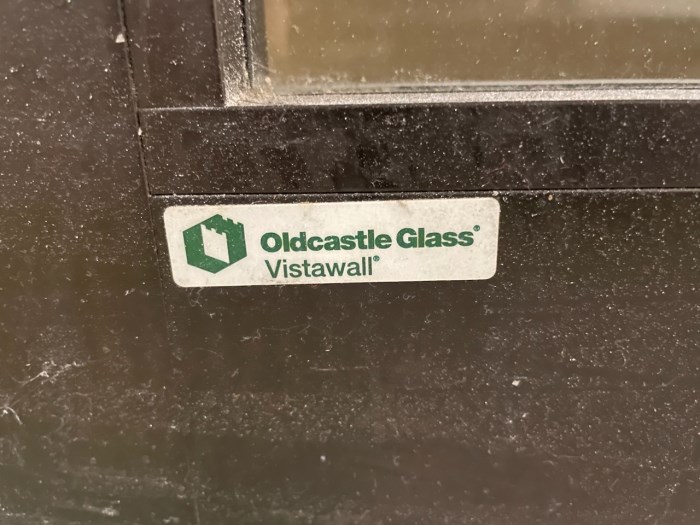 (2) OldCastle Glass Doors for sale