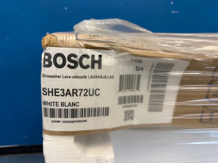2023 Bosch Ascenta Series Front Control 24in BuiltIn Dishwasher