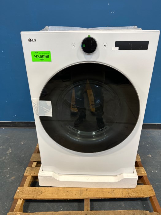 2023 LG LG TurboSteam 7.4cu ft Stackable Steam Cycle Smart Electric Dryer For Sale Retail