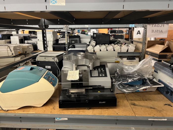 Aisle of Laboratory Equipment for sale