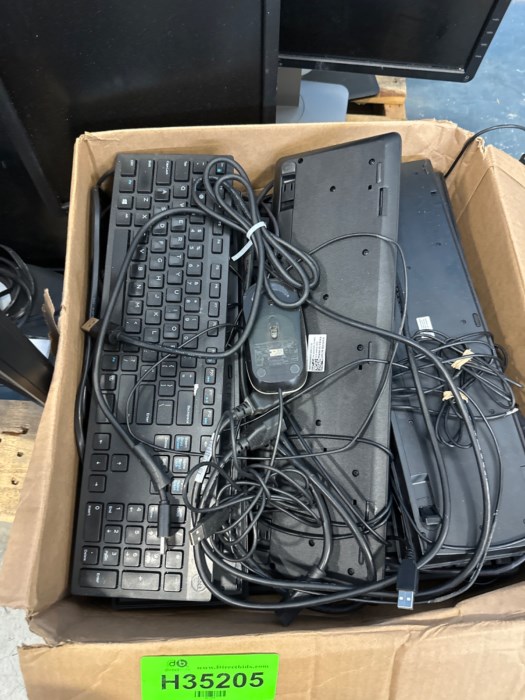 Assorted PC Monitors + Assorted keyboards for sale