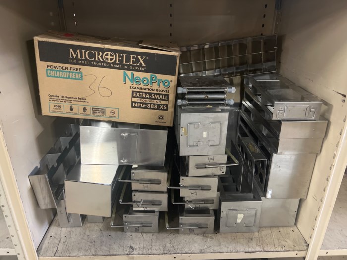 Assorted Specimen Storage Racks (Lot of 3 Shelves) for sale