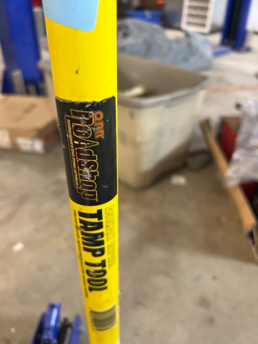 Assortment of Automotive Jacks, Stands & Asphalt Tamp Tool for sale