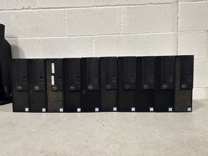 Dell OptiPlex Desktop computers (Lot of 10) for sale
