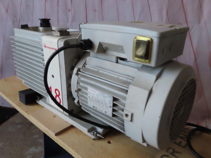 Edwards E2M18 DualStage RotaryVane Vacuum Pump for sale