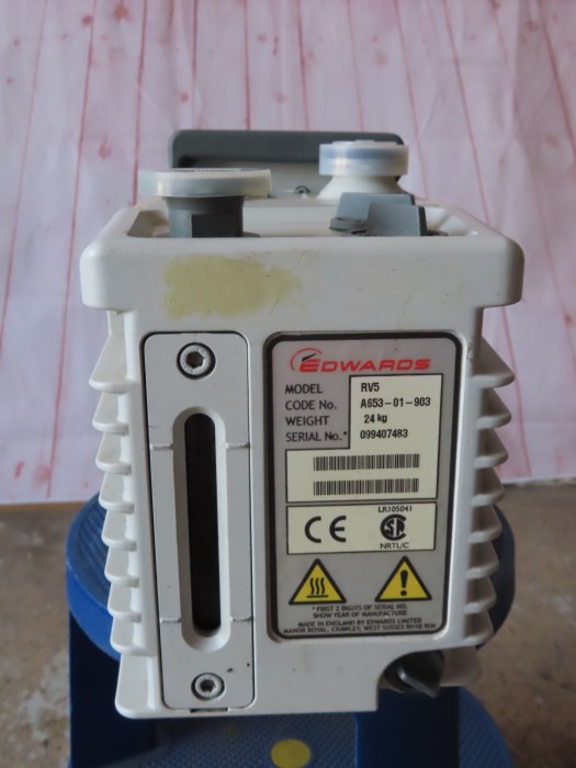 Edwards RV5 Dual Stage Rotary Vane Vacuum Pump (A65301903) for sale