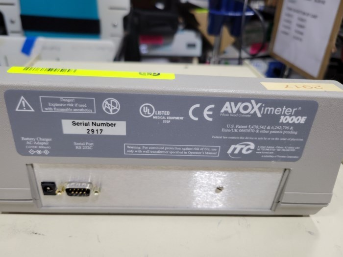 ITC Avoximeter 1000E Whole Blood Oximeter for sale