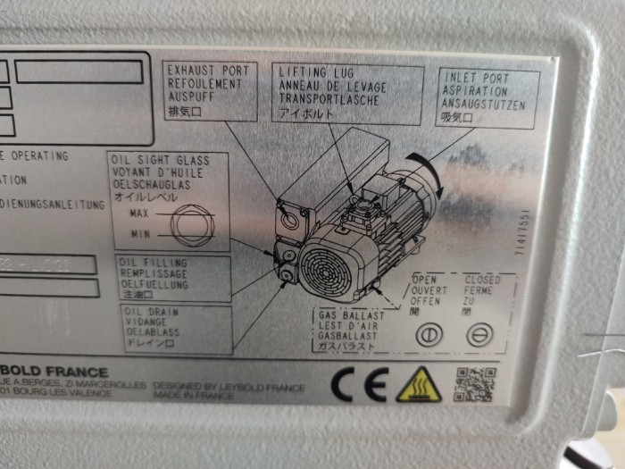 Leybold Sogevac SV40B Vacuum Pump for sale