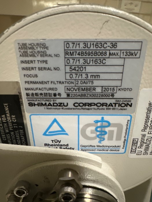 Mobile Dart Evolution (SHIMADZU) (PORTABLE XRAY MACHINE) for sale