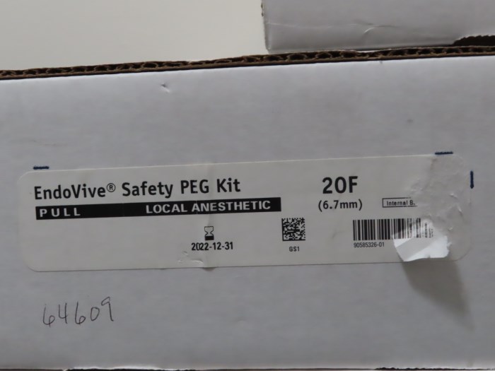 NEW 5 CASES OF BOSTON SCIENTIFIC EndoVive Safety PEG Kt Pull