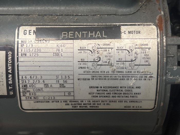 Noelle Cenco Hyvac Pump w/ GE AC Motor for sale