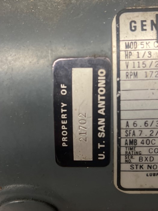 Noelle Cenco Hyvac Pump w/ GE AC Motor for sale