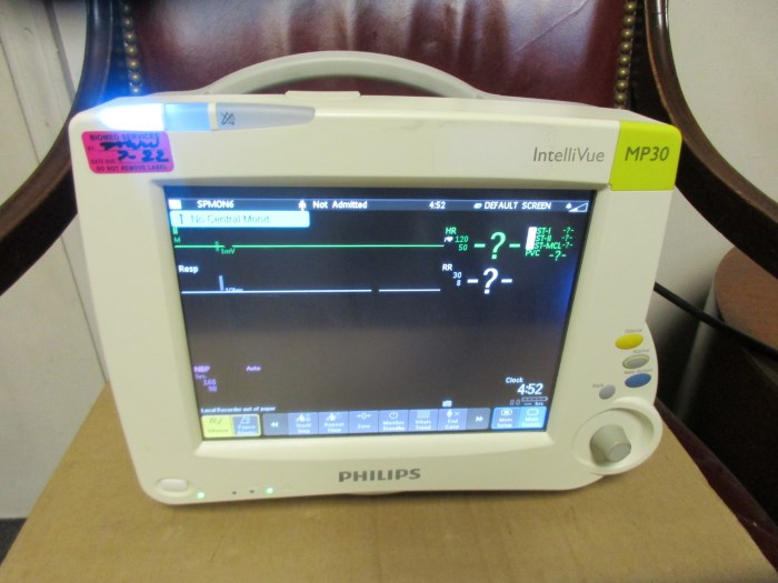 Philips Healthcare IntelliVue MP30 - Patient Monitor with M3001A Module ...